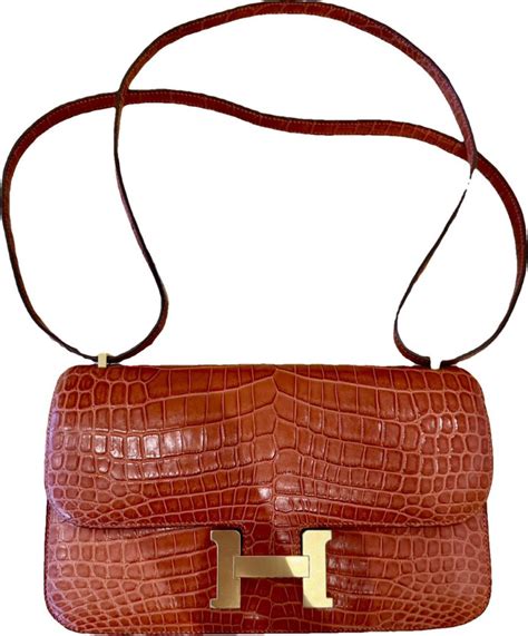 hermes constance elan crocodile|hermès constance long to go.